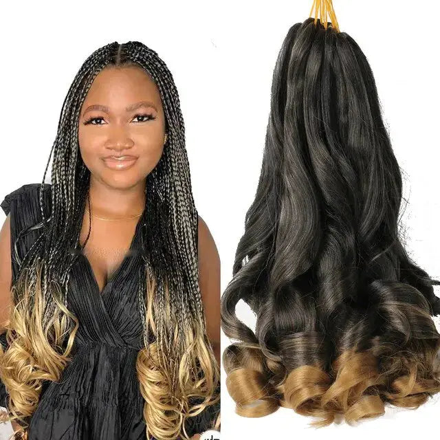 French Curl Braiding Synthetic Hair GLR SHOPPING