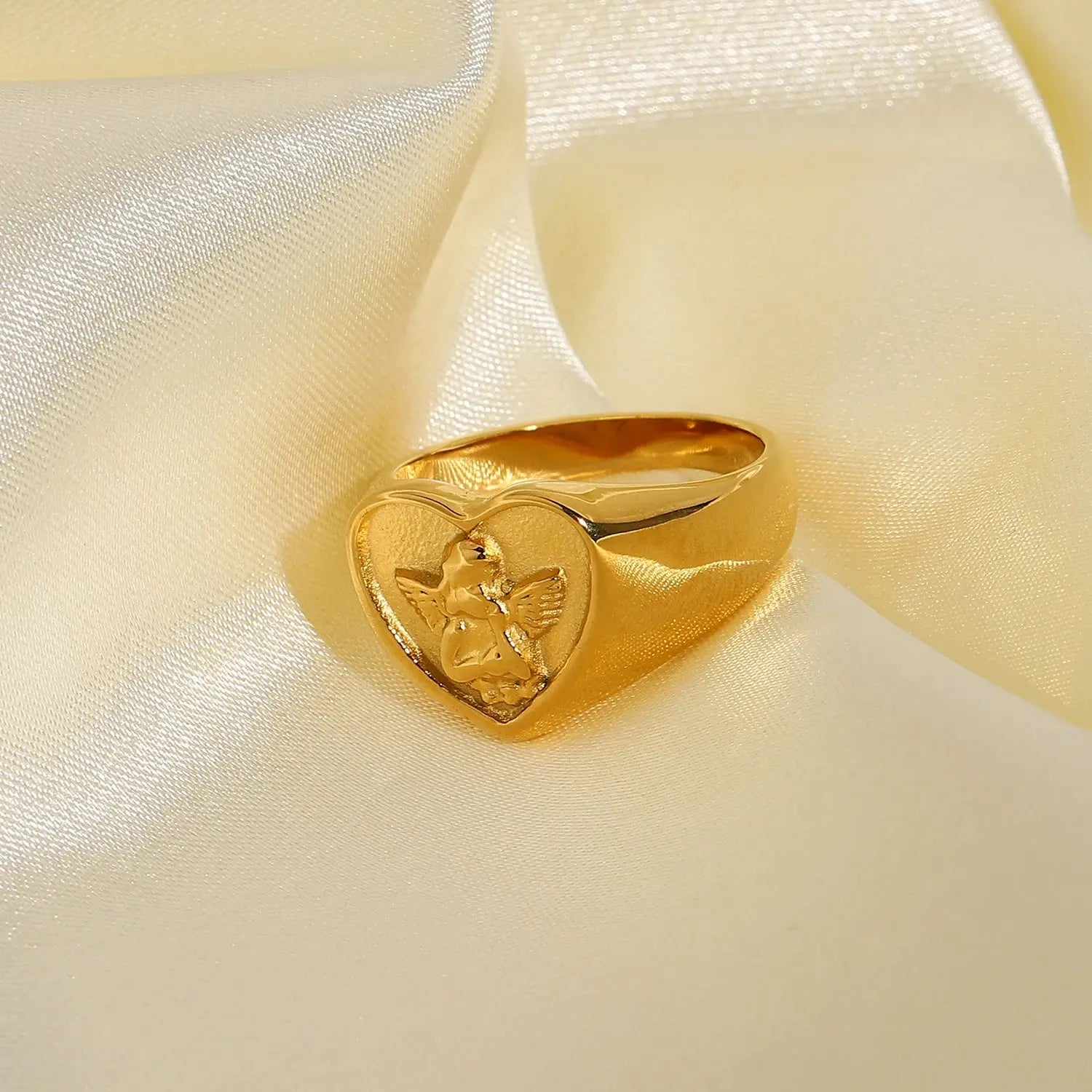 Heart-shaped Angel Rings for Women GLR SHOPPING