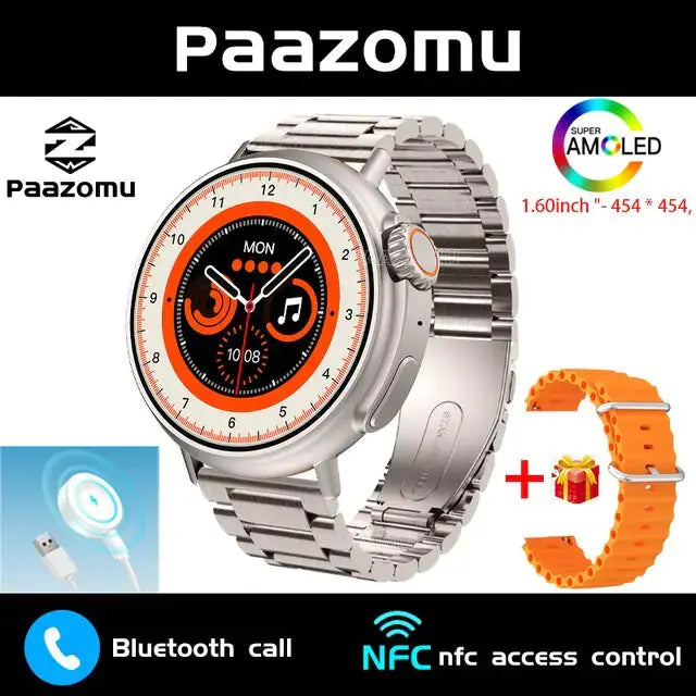 AMOLED 1.6 Inch Smart Watch - GLR SHOPPING