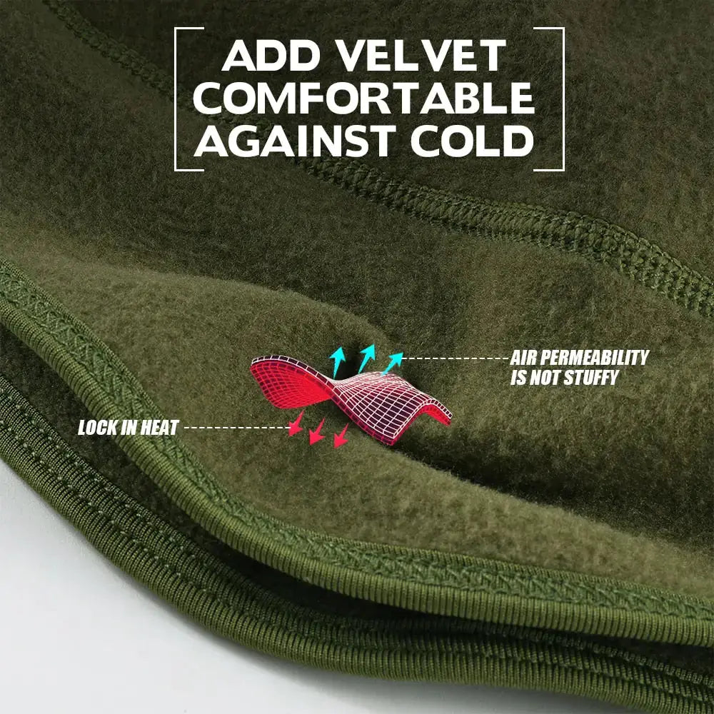 Warm Fleece Beanie with Earwarmer GLR SHOPPING