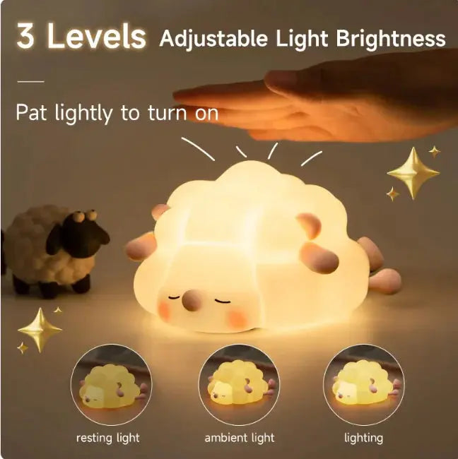 Rechargeable Sheep Night Light GLR SHOPPING