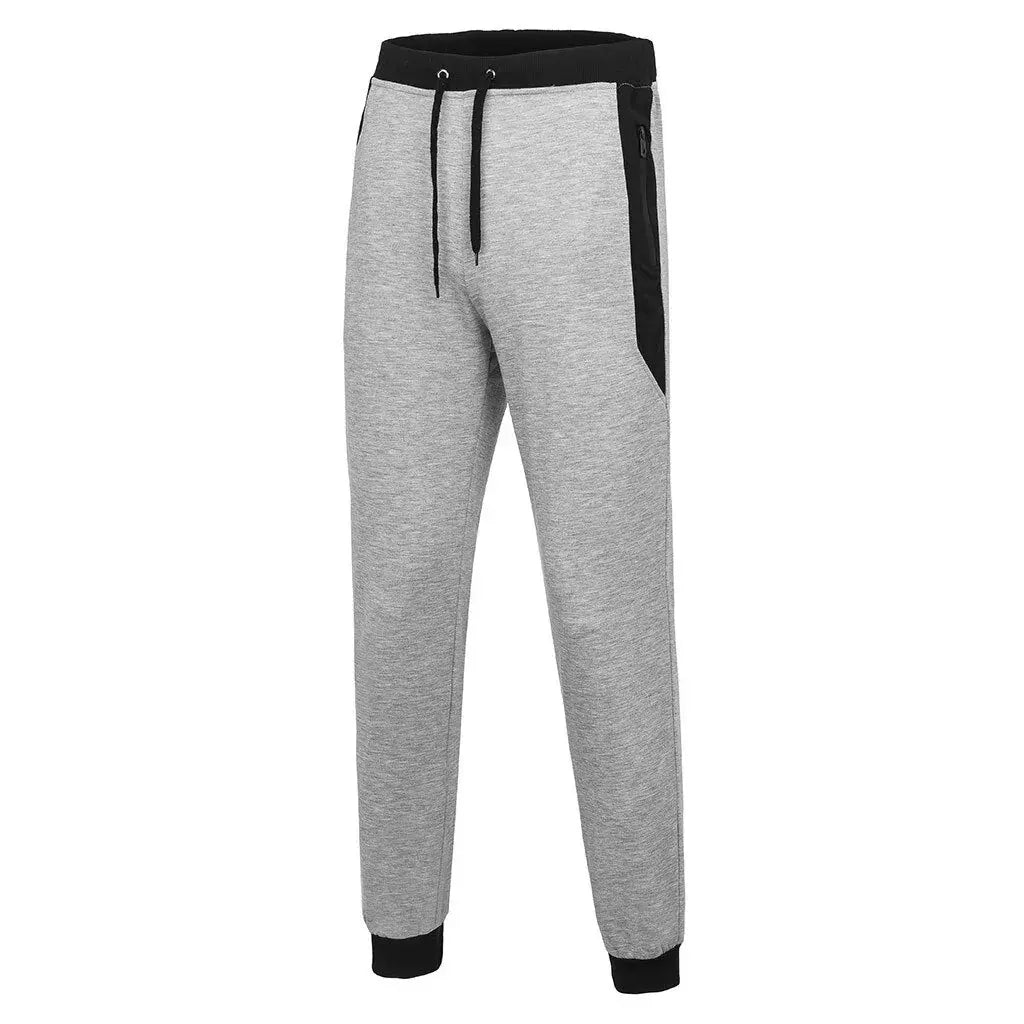 Men's Casual Twill Cotton Trousers: Gray, Long Ankle, Super Elastic GLR SHOPPING