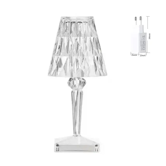 Diamond Table Lamp: USB Touch Sensor LED Night Light GLR SHOPPING