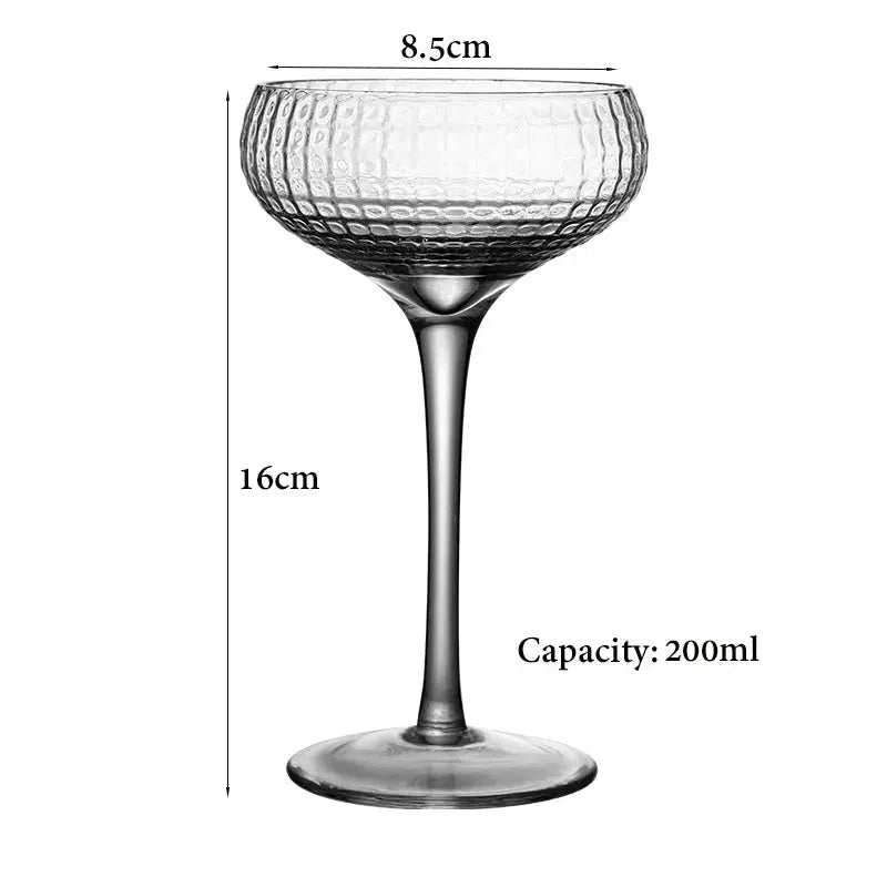 4PCS 200ML Coupe Cocktail Glass GLR SHOPPING
