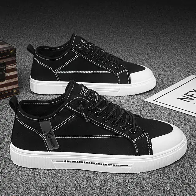 Breathable Canvas Sneakers for Men GLR SHOPPING