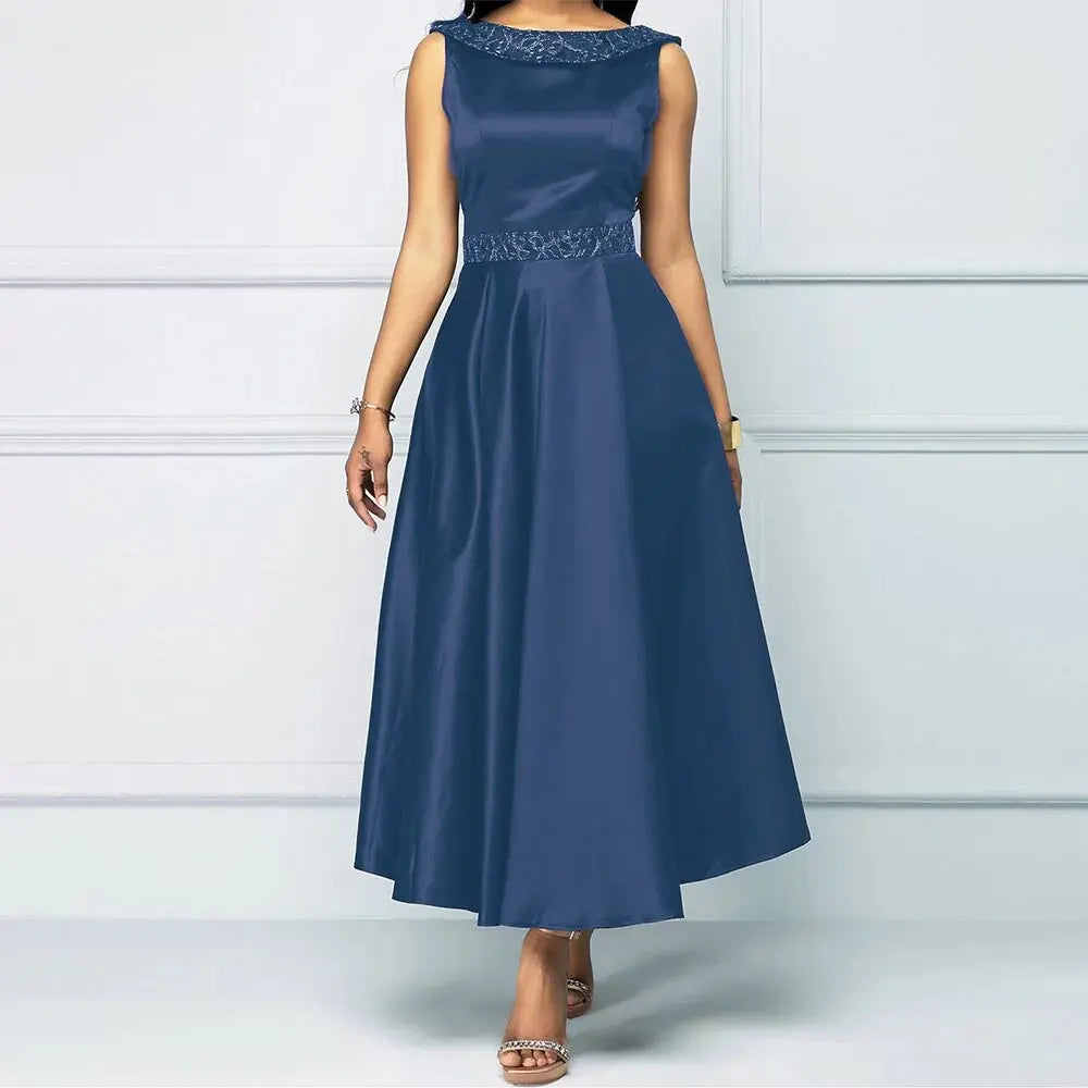 Vintage Elegant Sleeveless Dress GLR SHOPPING
