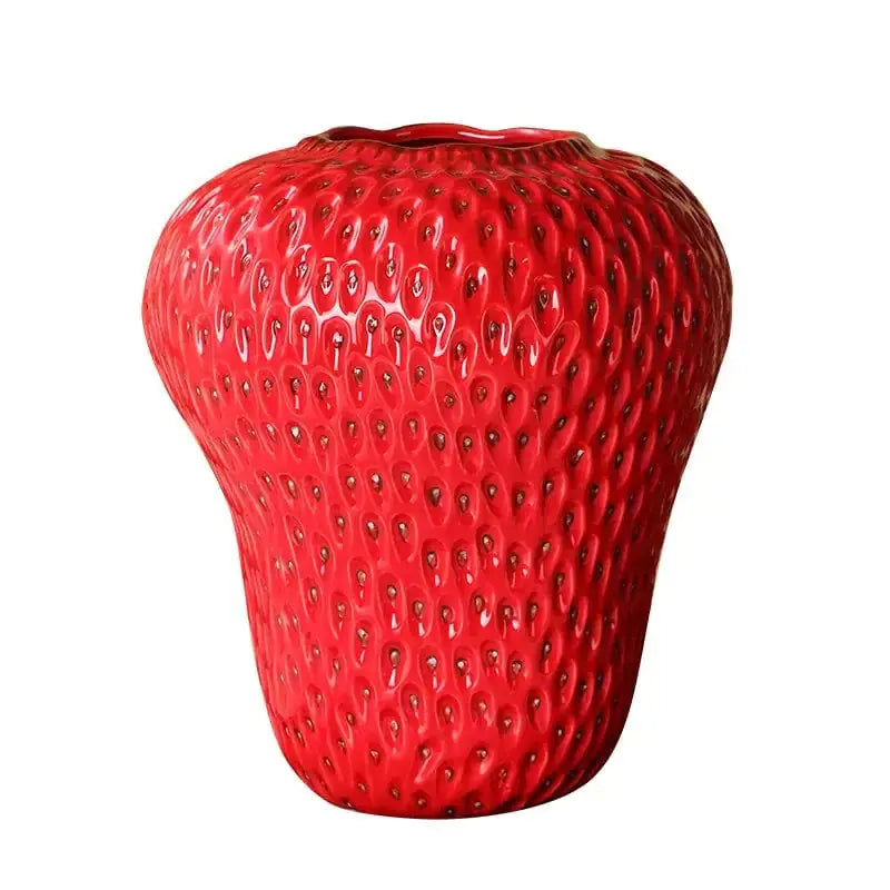 Cartoon Strawberry Ceramic Vase GLR SHOPPING