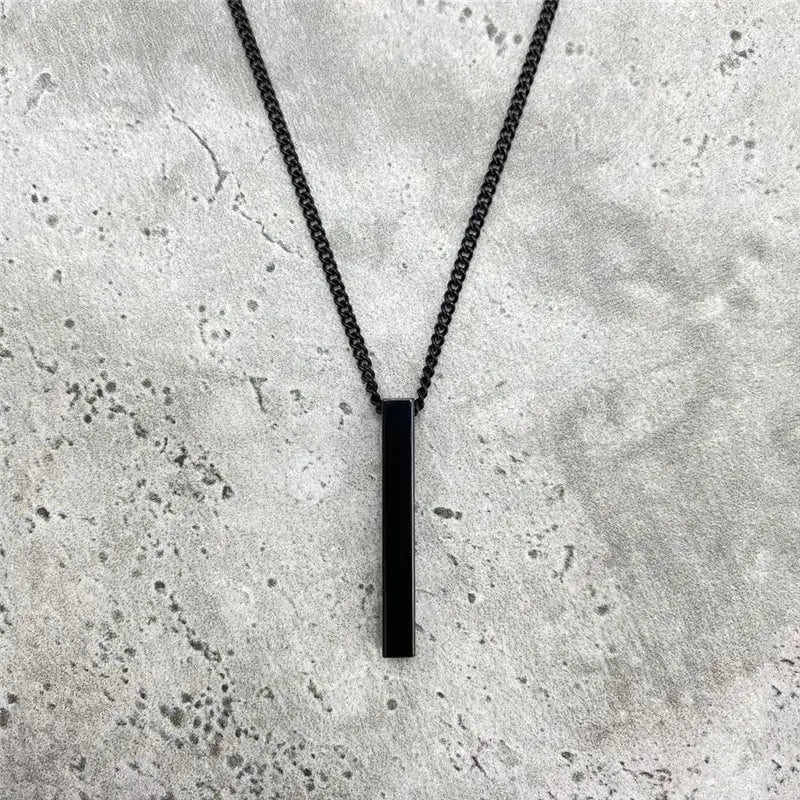Rectangle Pendant Necklace GLR SHOPPING