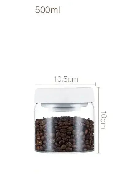 Vacuum Sealed Glass Storage Jar Set GLR SHOPPING
