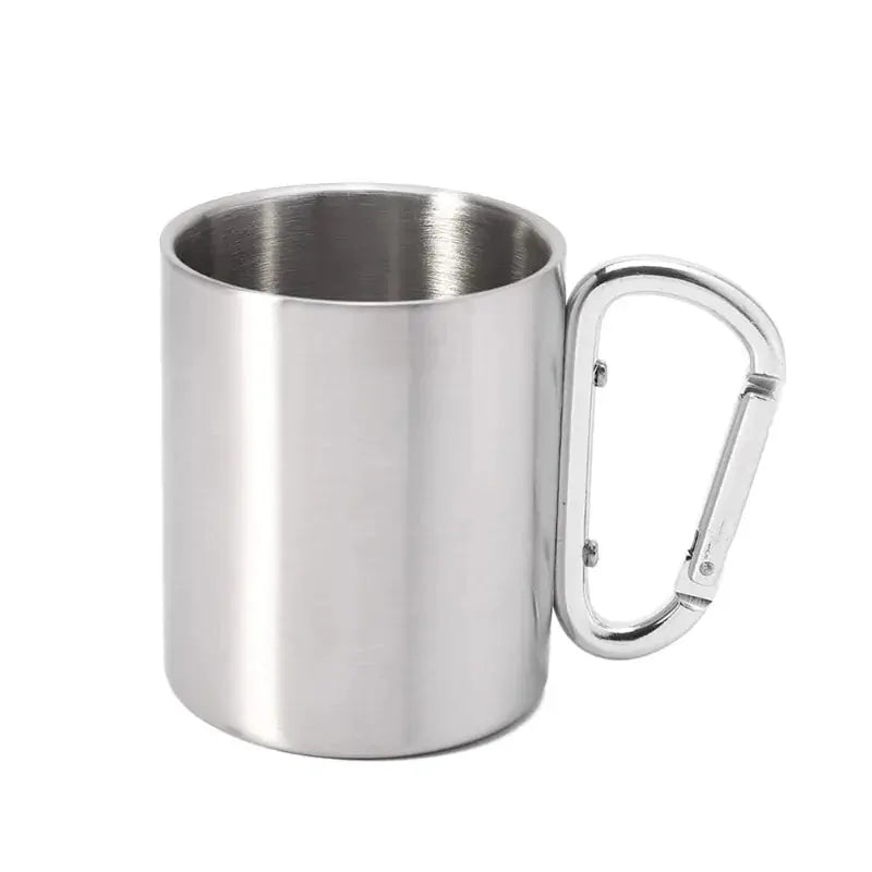 Carabiner Hook Camping Stainless Steel Cup GLR SHOPPING