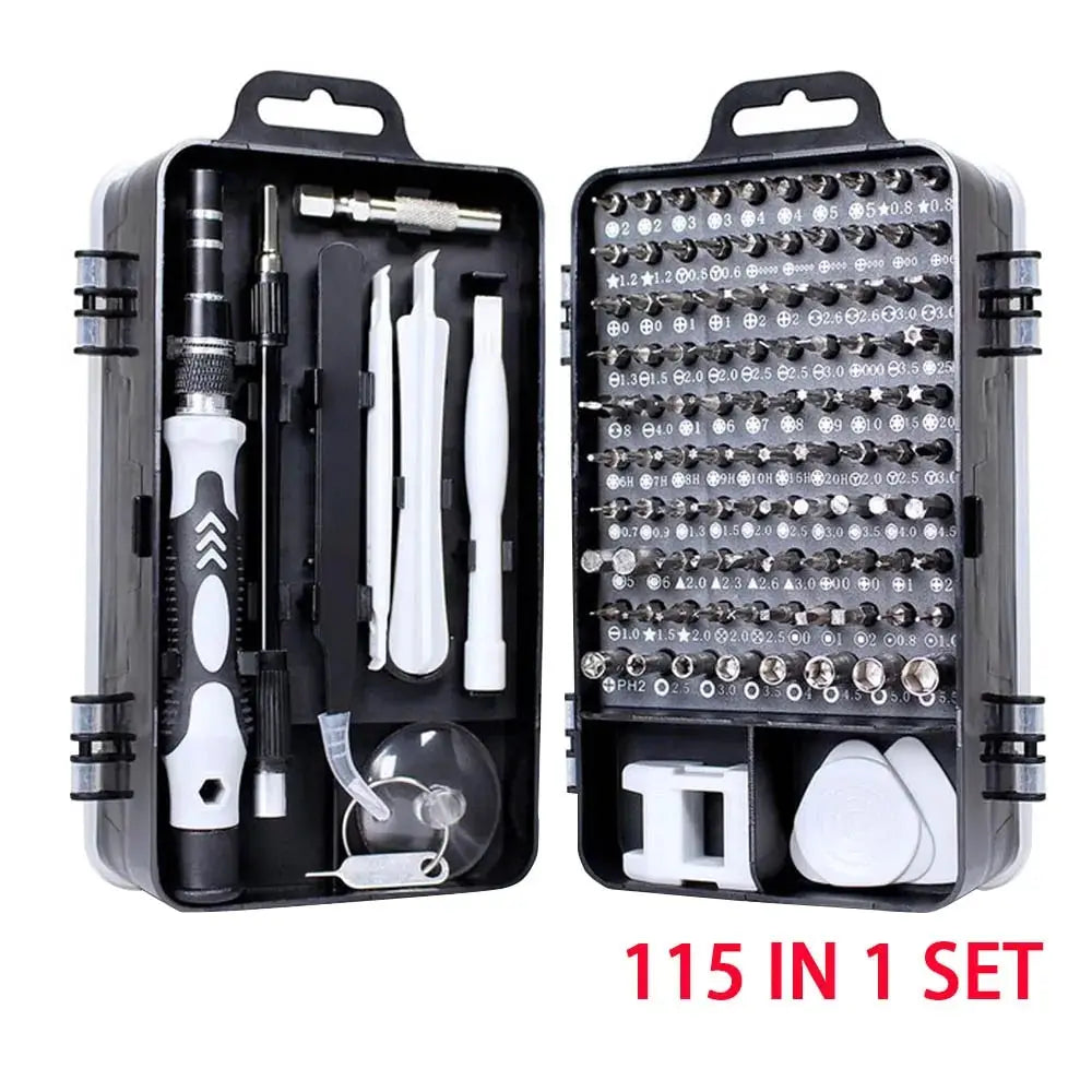 115-in-1 Precision Screwdriver Set for Mobile Phone and Watch Repair GLR SHOPPING