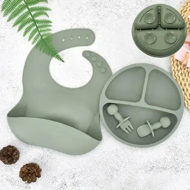 Baby Silicone Plate Set GLR SHOPPING