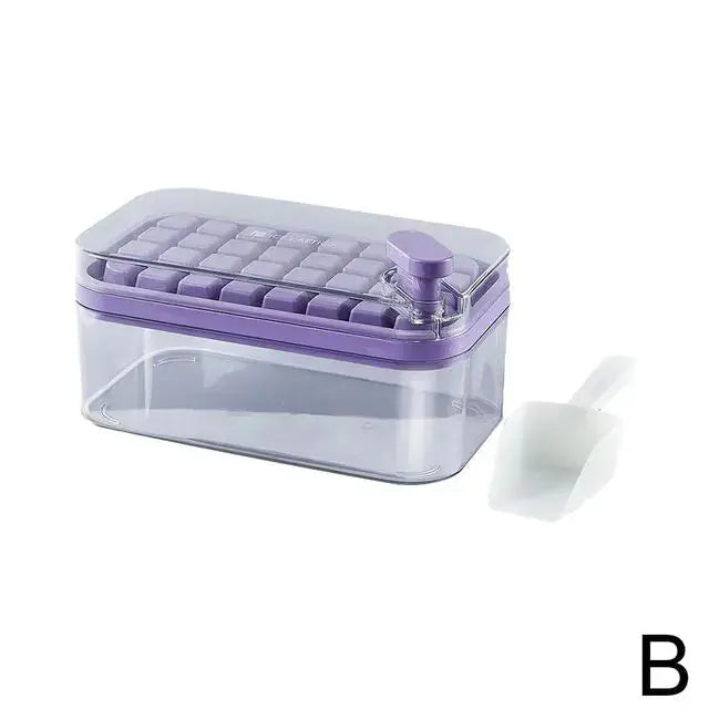 Ice Cube Maker With Storage Box GLR SHOPPING