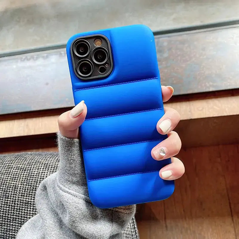 Jacket Puffer Bumper Matte Phone Case GLR SHOPPING