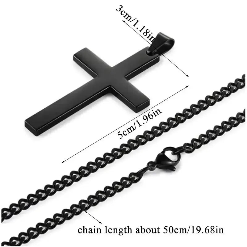 Gothic Cross Pendant Necklace GLR SHOPPING