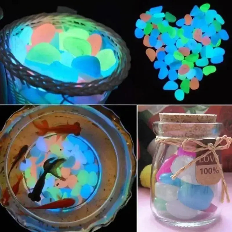 Glow in the Dark Garden Pebbles GLR SHOPPING