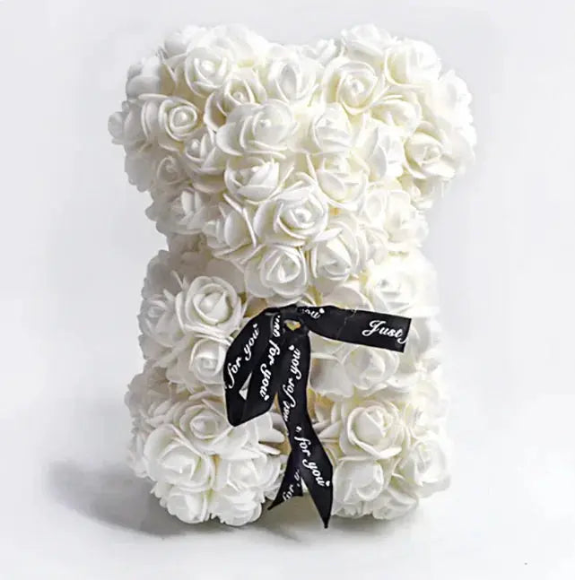 Rose Bear Teddy - Valentine's Day PE Foam Rose Bear GLR SHOPPING