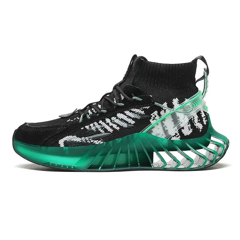 Men's Fluorescent Blade Sneakers GLR SHOPPING