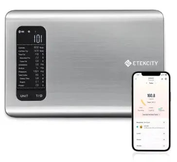 Smart Kitchen Scale with Ounce, Gram, and Milliliter Measurements GLR SHOPPING