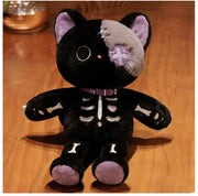 Kawaii Devil Skeleton Cat Plush Toy GLR SHOPPING