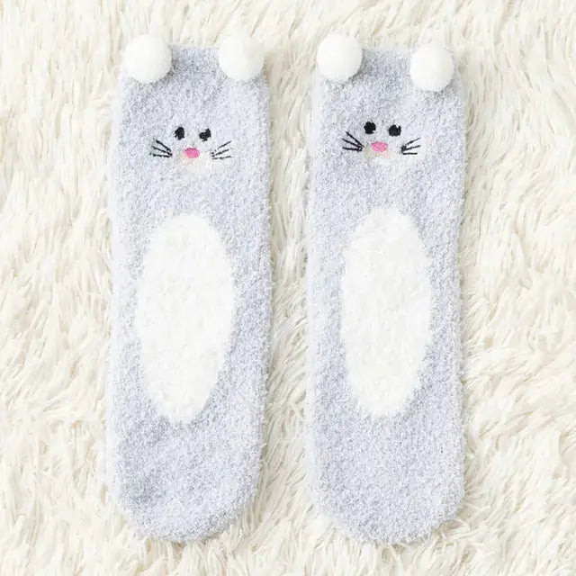 Women's  Fuzzy Socks Winter Warm Fleece GLR SHOPPING