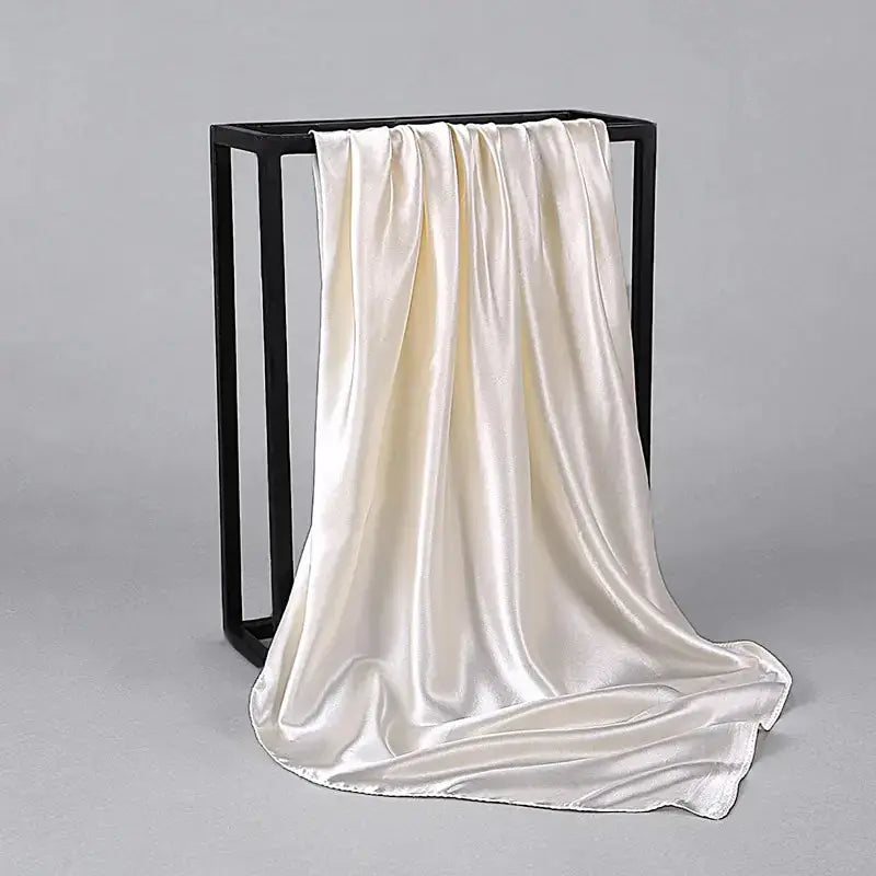 Solid Color Silk Neckerchief Scarf GLR SHOPPING