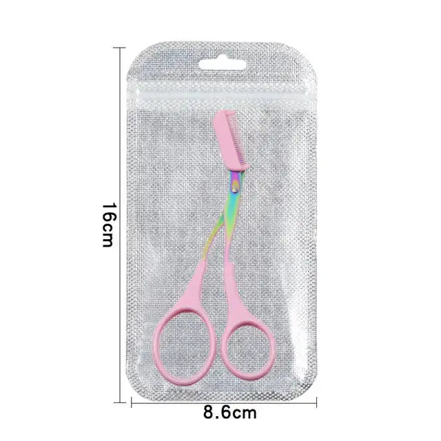 Eyebrow Trimming Scissors With Comb GLR SHOPPING