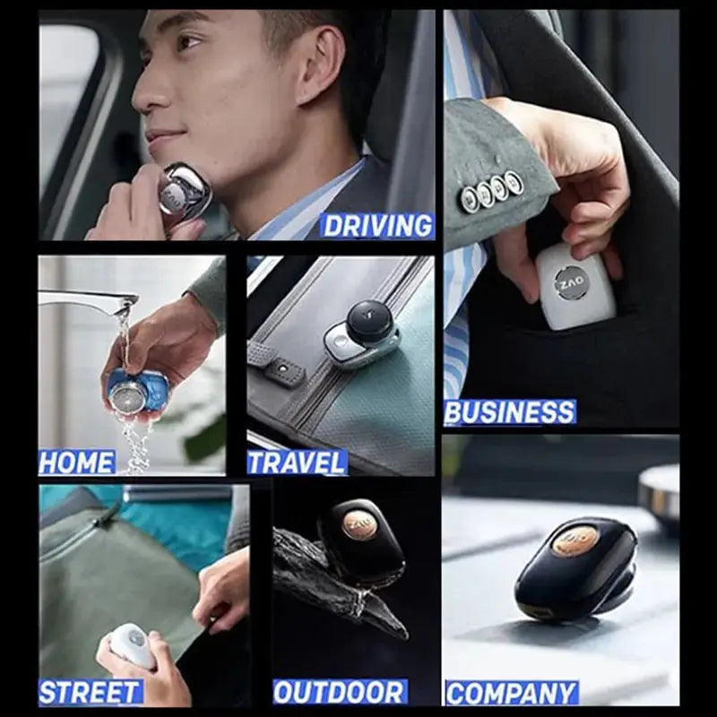 Pocket-Sized Electric Travel Shaver GLR SHOPPING