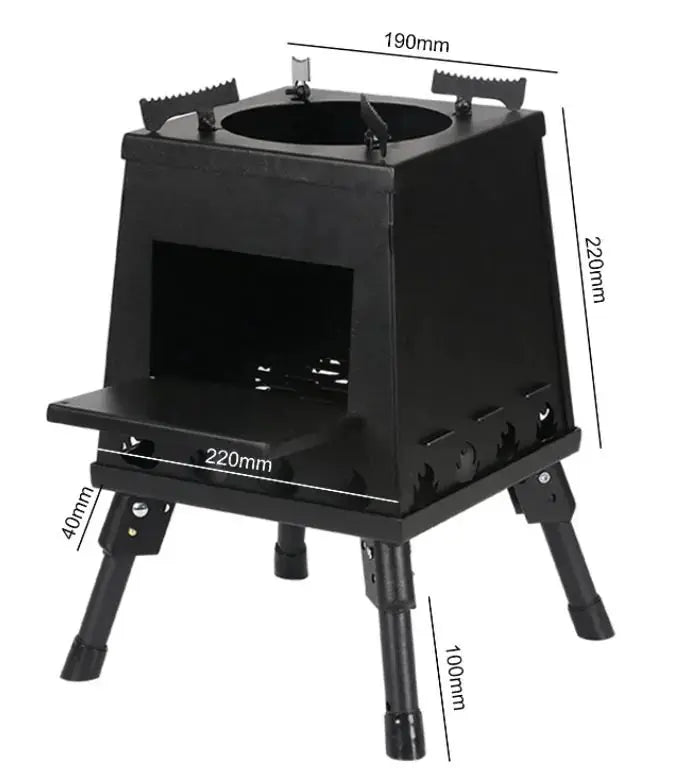 Camping Wood Stove Portable Outdoor GLR SHOPPING