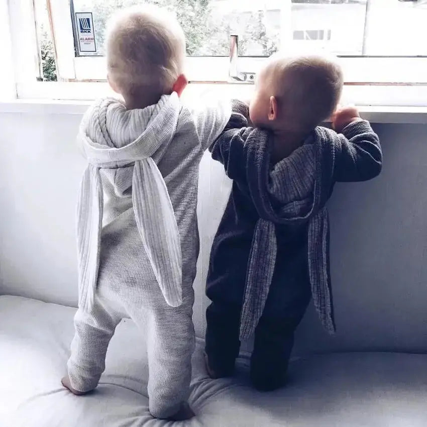 Rabbit Ear Hooded Baby Rompers GLR SHOPPING