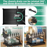 Compact Chef's 2-Tier Dish Organizer