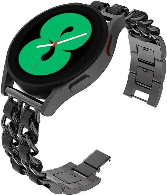 Metal Leather Strap for Samsung Watch - GLR SHOPPING