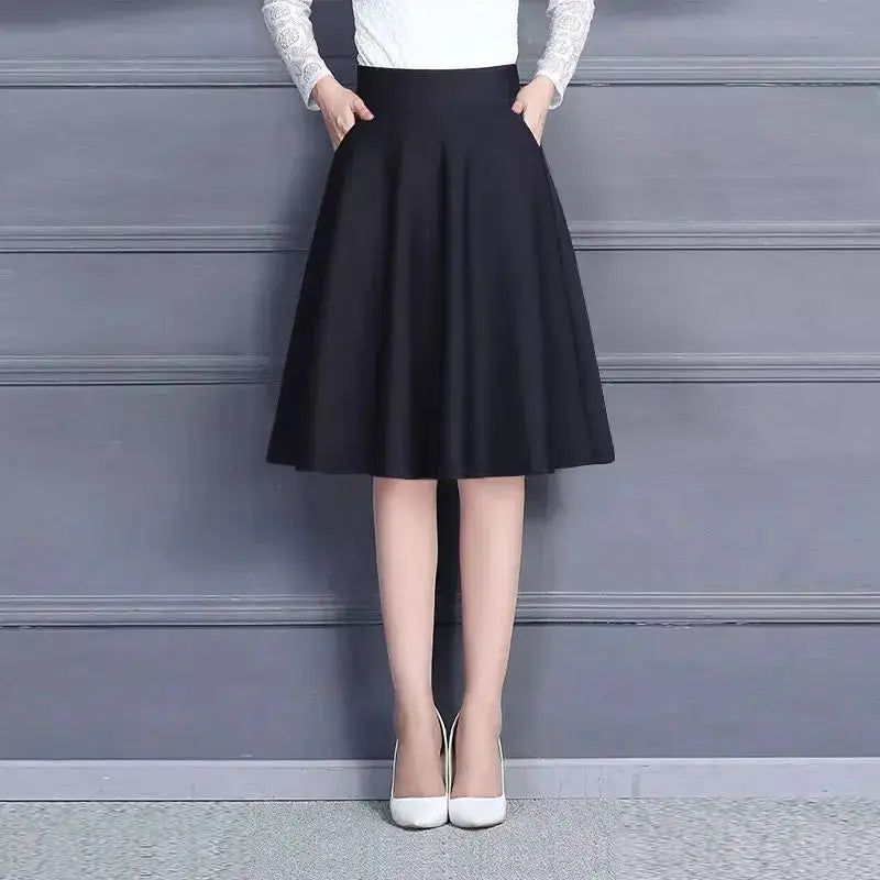 Elegant Skirt with Pockets GLR SHOPPING
