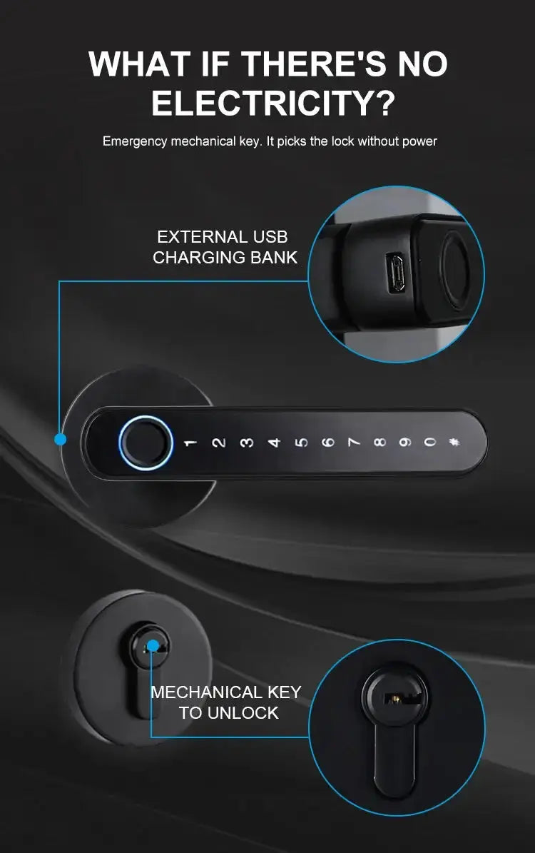 Fingerprint Door Lock GLR SHOPPING