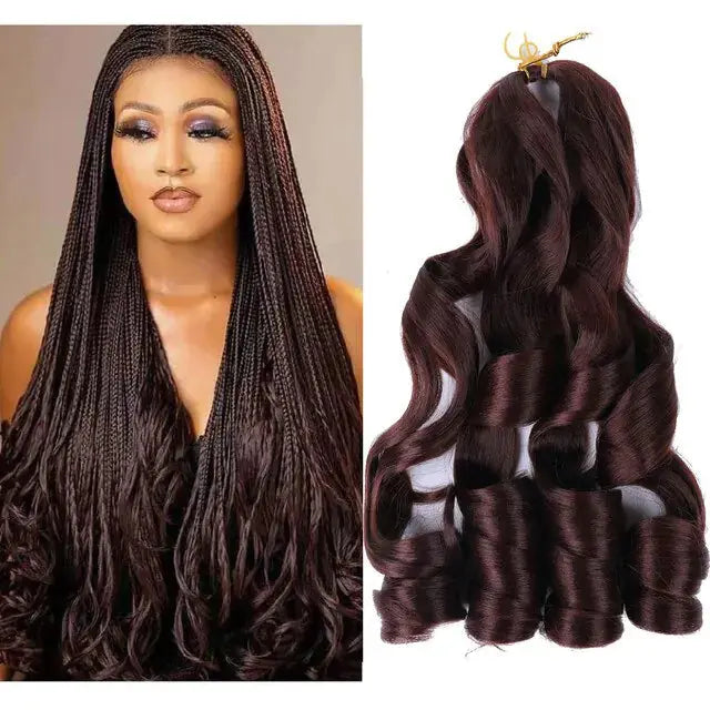 French Curl Braiding Synthetic Hair GLR SHOPPING
