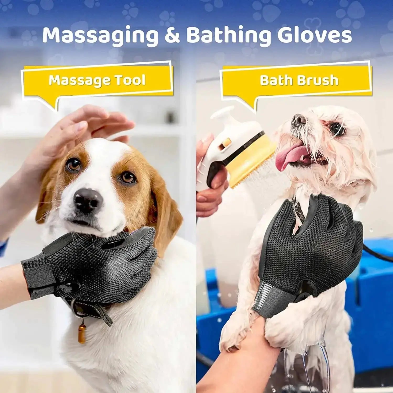 Pet Grooming Glove GLR SHOPPING