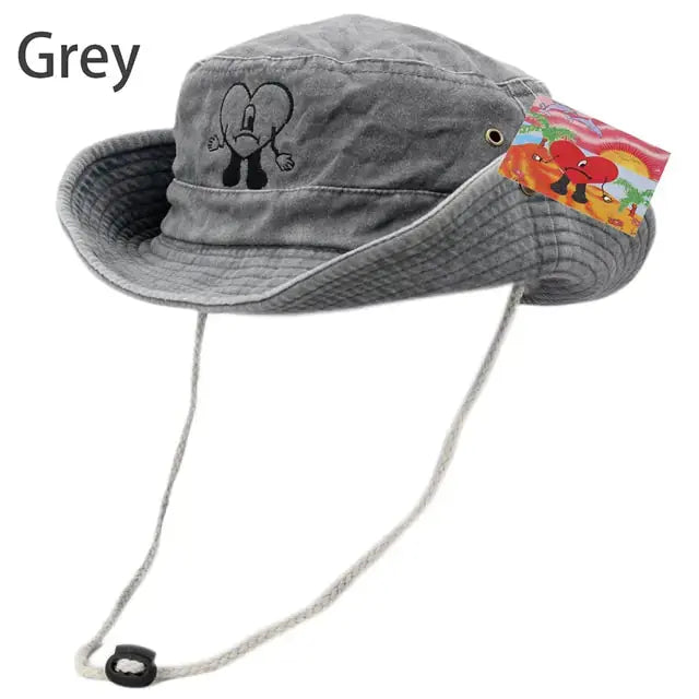 Foldable Cotton Embroidered Bucket Hat GLR SHOPPING