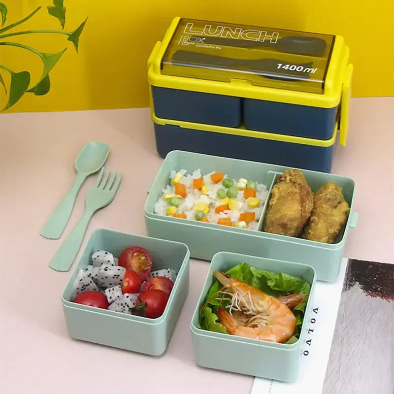 Double Layer Kids Lunch Box GLR SHOPPING