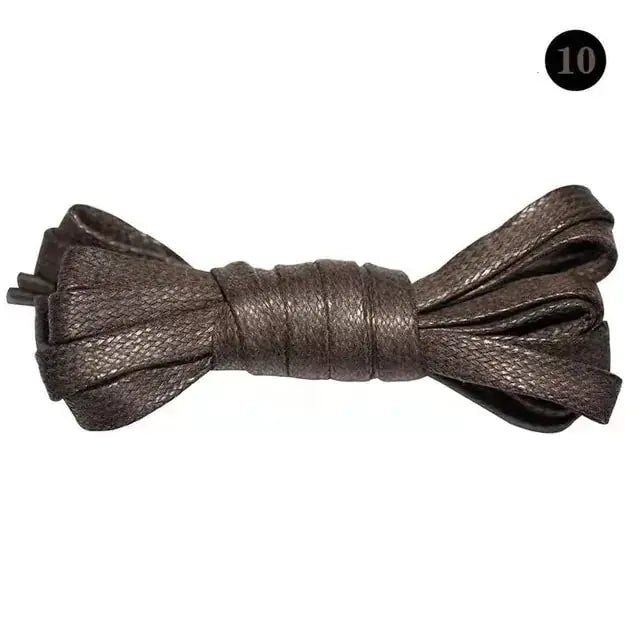 Flat Waxed Cotton Shoelaces Collection GLR SHOPPING