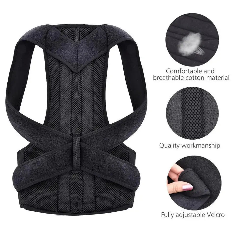 Adjustable Back Brace Posture Corrector GLR SHOPPING