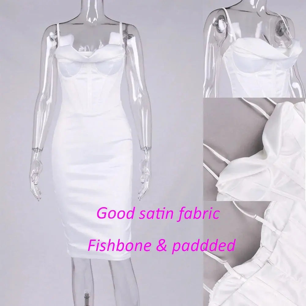 Satin Summer Dress GLR SHOPPING