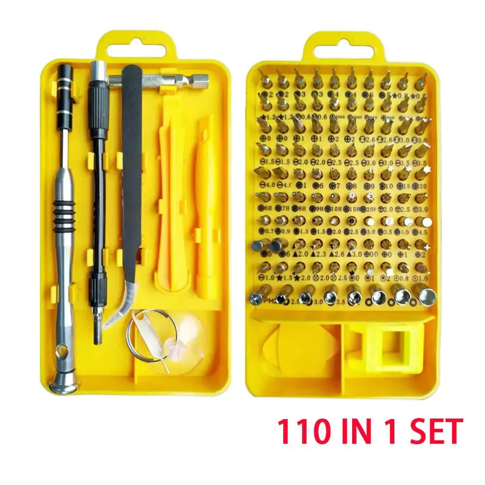 115-in-1 Precision Screwdriver Set for Mobile Phone and Watch Repair GLR SHOPPING