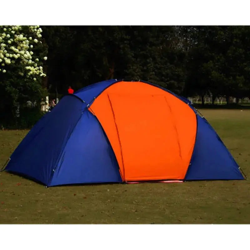 Large Camping Tent Double Layer Waterproof Two Bedrooms GLR SHOPPING