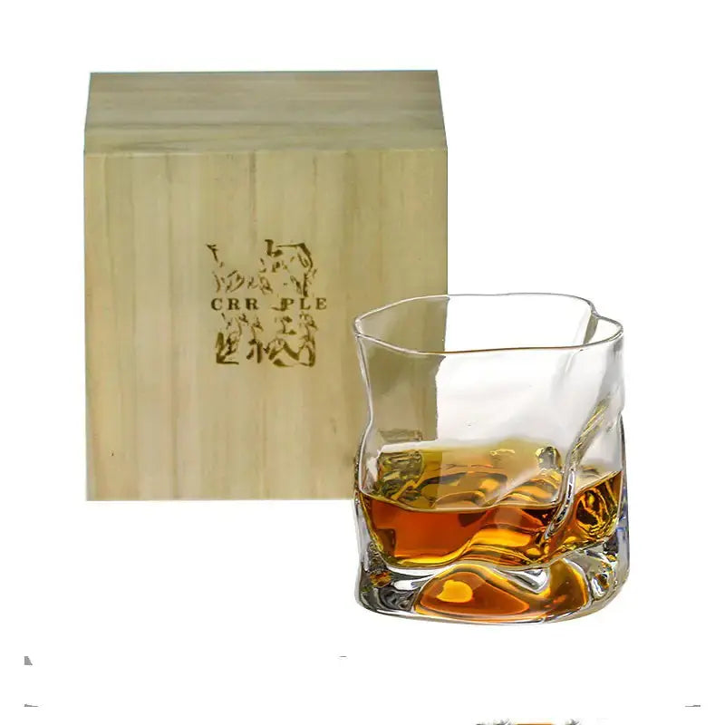 Crumple whiskey glass GLR SHOPPING