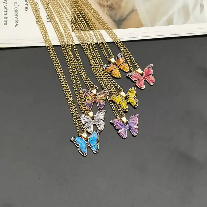 Butterfly Pendant Necklace GLR SHOPPING