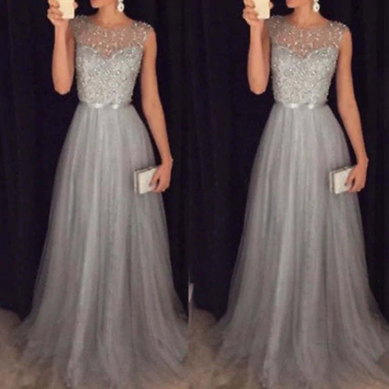 Elegant Prom Dress 2018 - Evening Gowns Sequin Dress