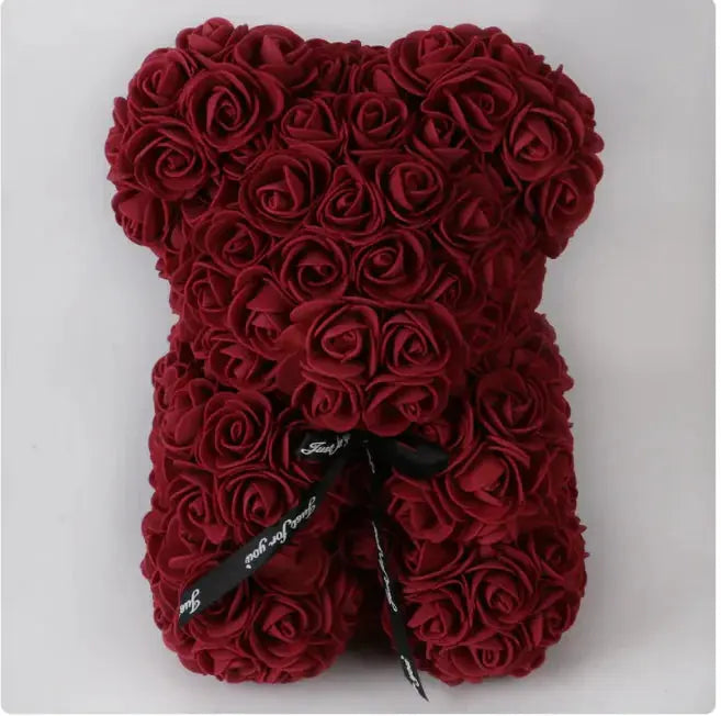 Rose Bear Teddy - Valentine's Day PE Foam Rose Bear GLR SHOPPING