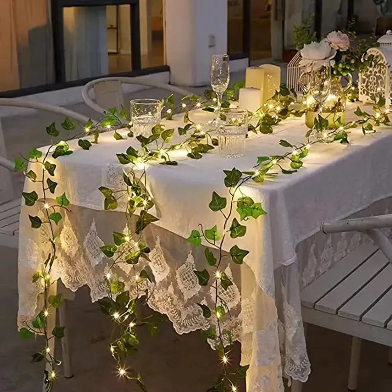 Green Leaf String Lights GLR SHOPPING
