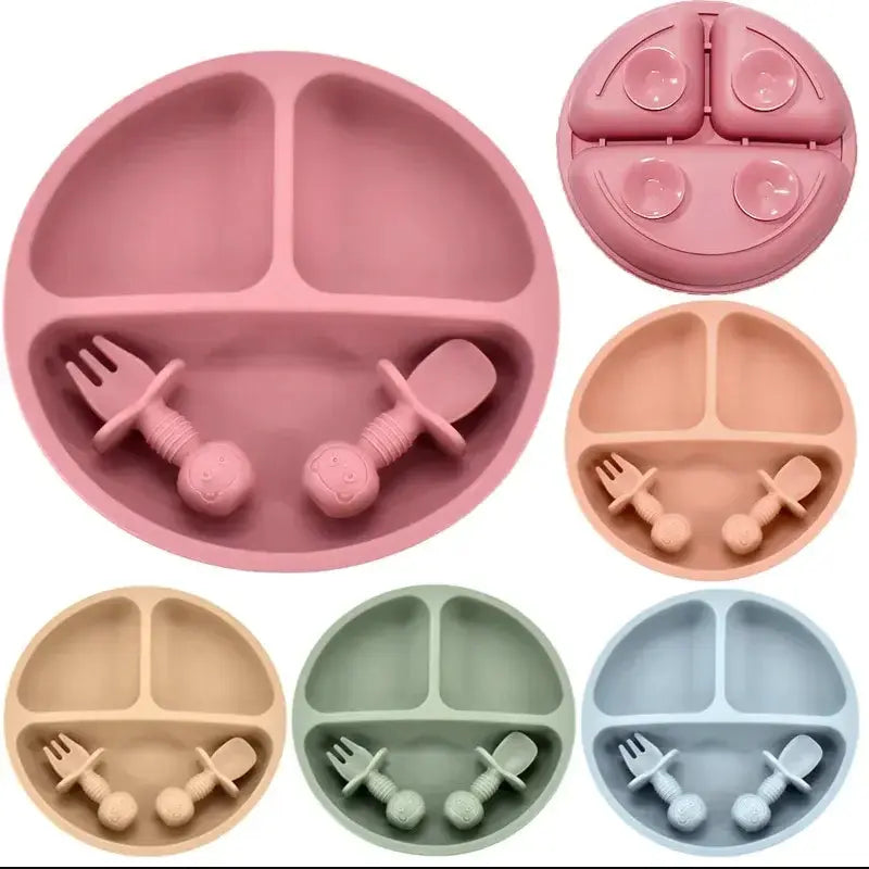 Baby Silicone Plate Set GLR SHOPPING