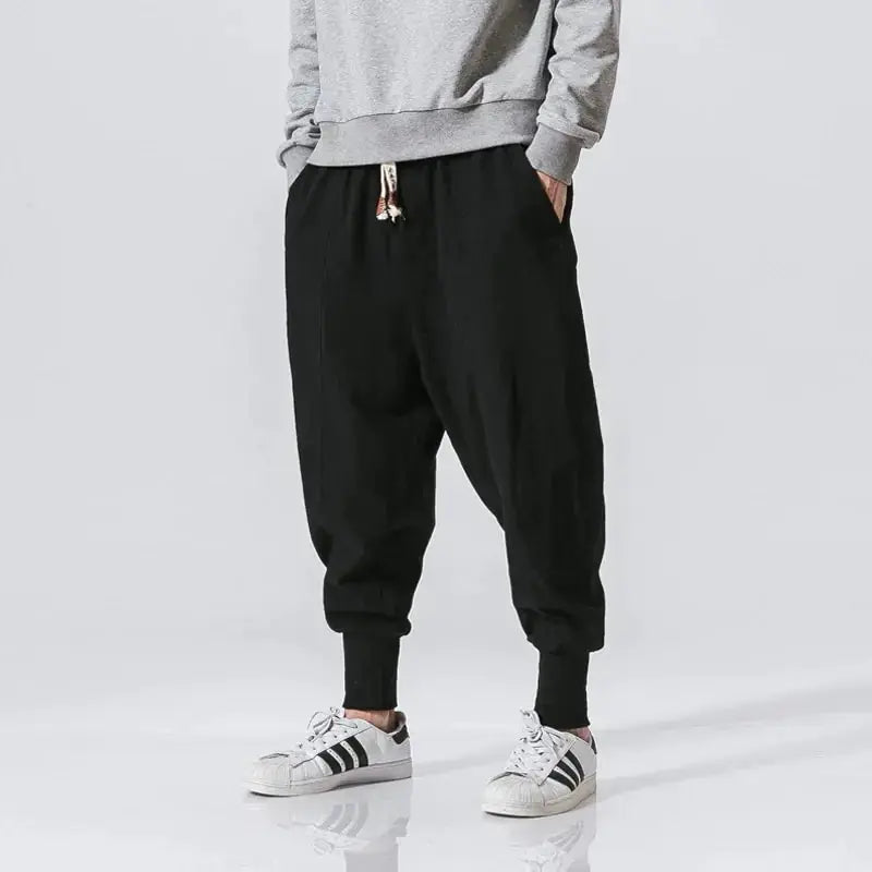 Cotton Linen Harem Pants for Men GLR SHOPPING